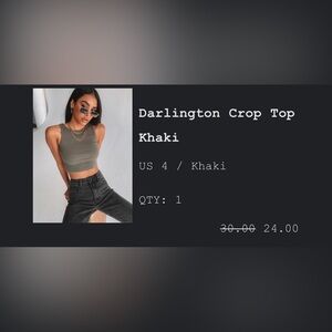 Princess Polly Cropped Tank